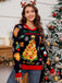1940s Led Light-Up Jacquard Christmas Sweater