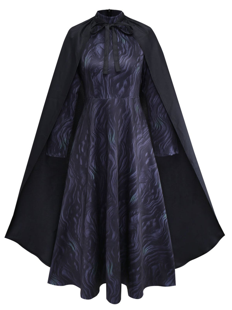 1940s Wicked Witch Elphaba Halloween Cosplay Cape Set