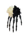 Black Halloween Rose Skeleton Hand Hair Clip