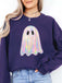 1980s Halloween Ghost Pumpkin Vintage Sweatshirt