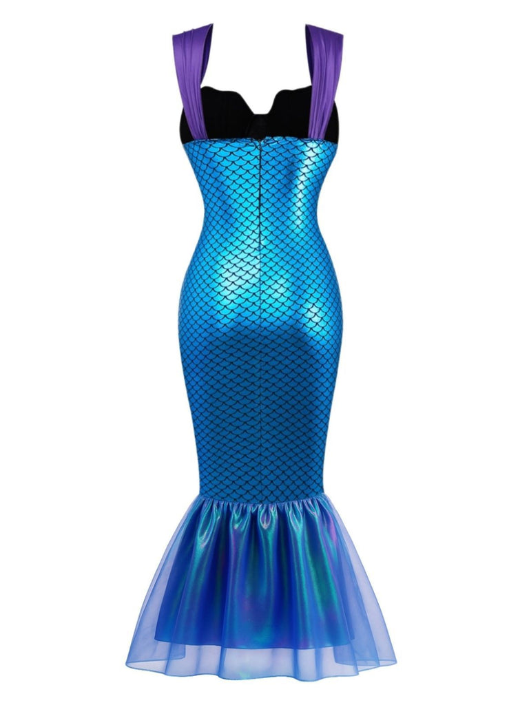 1930s Seashell Mermaid Halloween Bodycon Dress