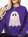 1980s Halloween Ghost Pumpkin Vintage Sweatshirt