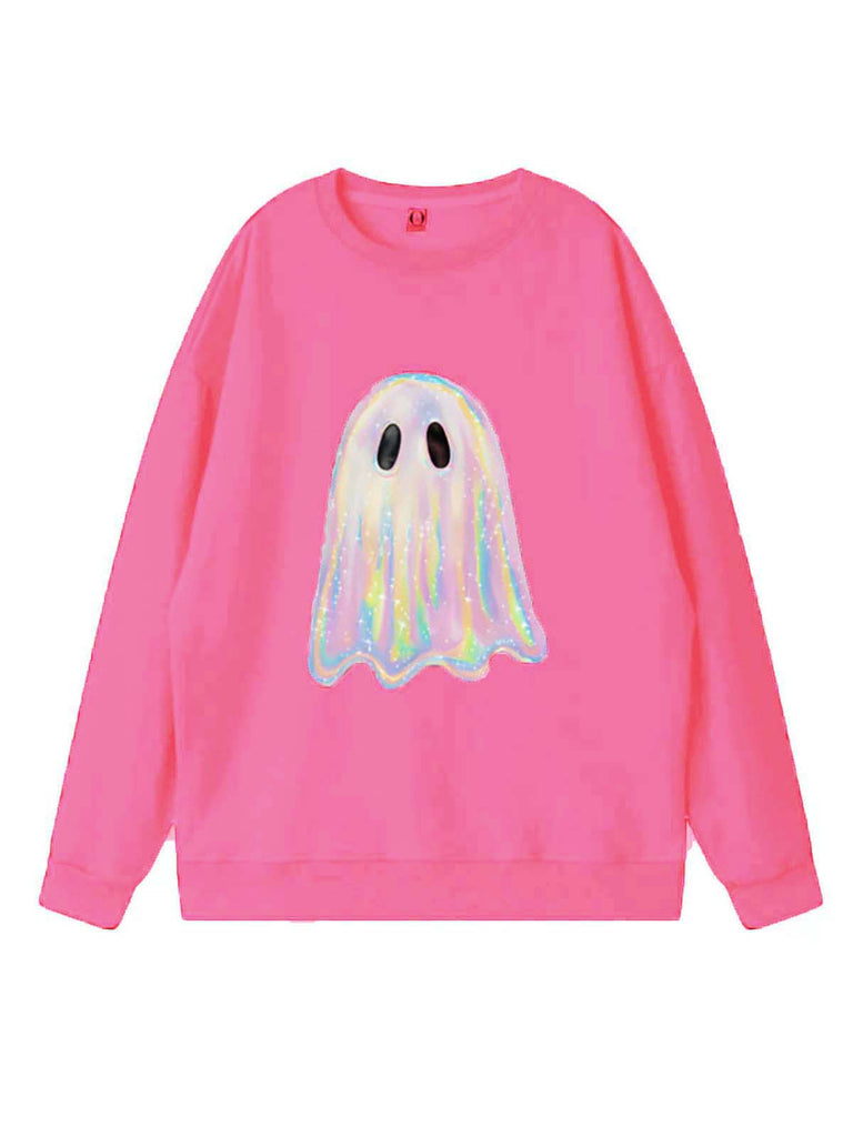 1980s Halloween Ghost Pumpkin Vintage Sweatshirt