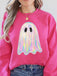 1980s Halloween Ghost Pumpkin Vintage Sweatshirt