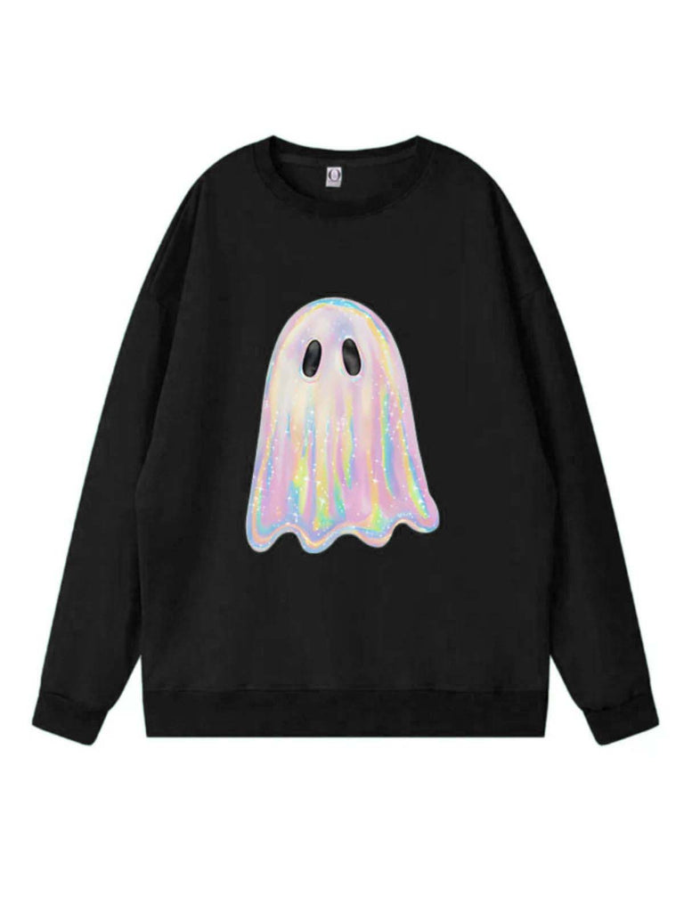 1980s Halloween Ghost Pumpkin Vintage Sweatshirt
