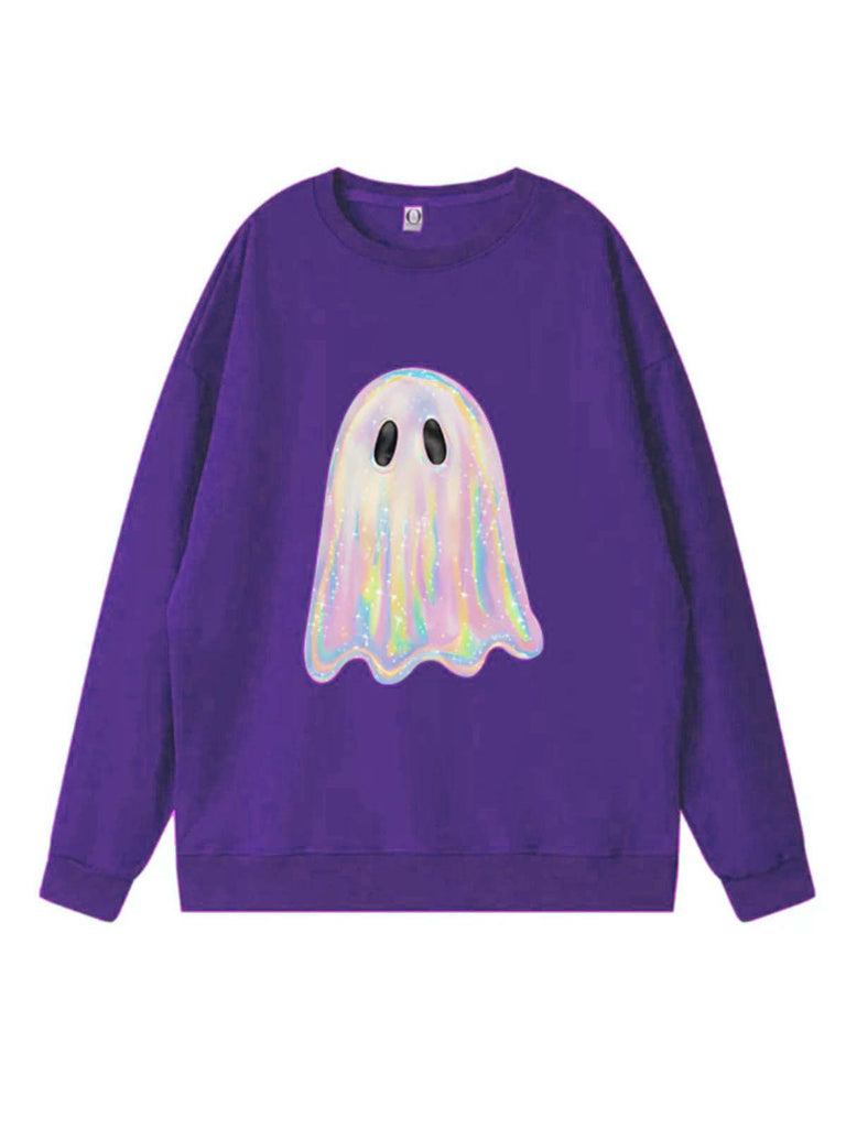 1980s Halloween Ghost Pumpkin Vintage Sweatshirt