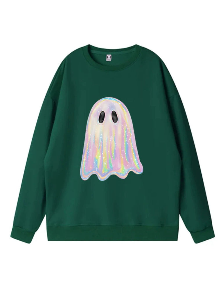 1980s Halloween Ghost Pumpkin Vintage Sweatshirt