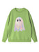 1980s Halloween Ghost Pumpkin Vintage Sweatshirt