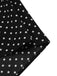 Black 1940s Polka Dots Tie Neck Dress
