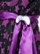 Deep Purple 1930s Star & Moon Batwing Sleeve Witch Dress Set
