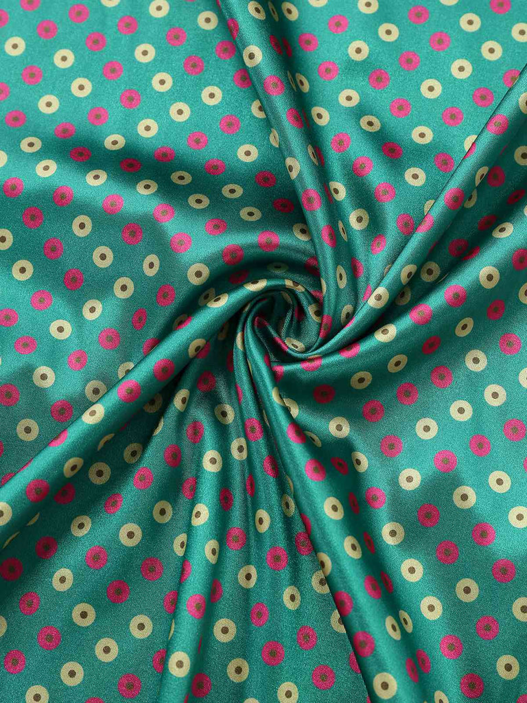 Green 1930s Grinch Martha Cosplay Polka Dot Strapless Dress