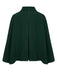 Green 1940s Lapel Cape Coat