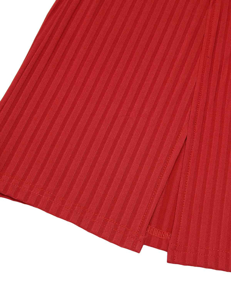 1930s Deep V-Neck Spaghetti Strap Wide-Leg Jumpsuit