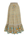 Multicolor 1940s Floral Bohemia Skirt