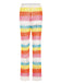 Rainbow 1970s Hollow Knitted Beach Pants