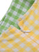Multicolor 1950s Pure Cotton Straps Plaid Dress