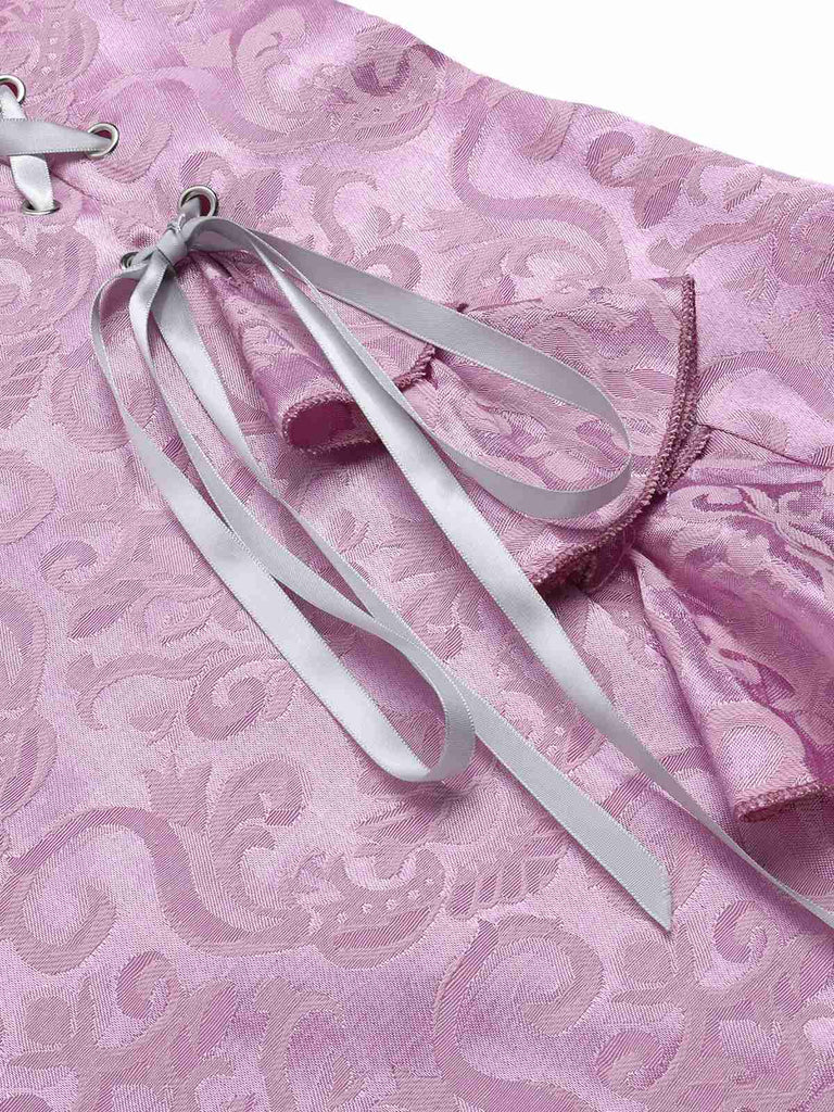 Vintage 1930s Punk Lace-Up Mermaid Skirt