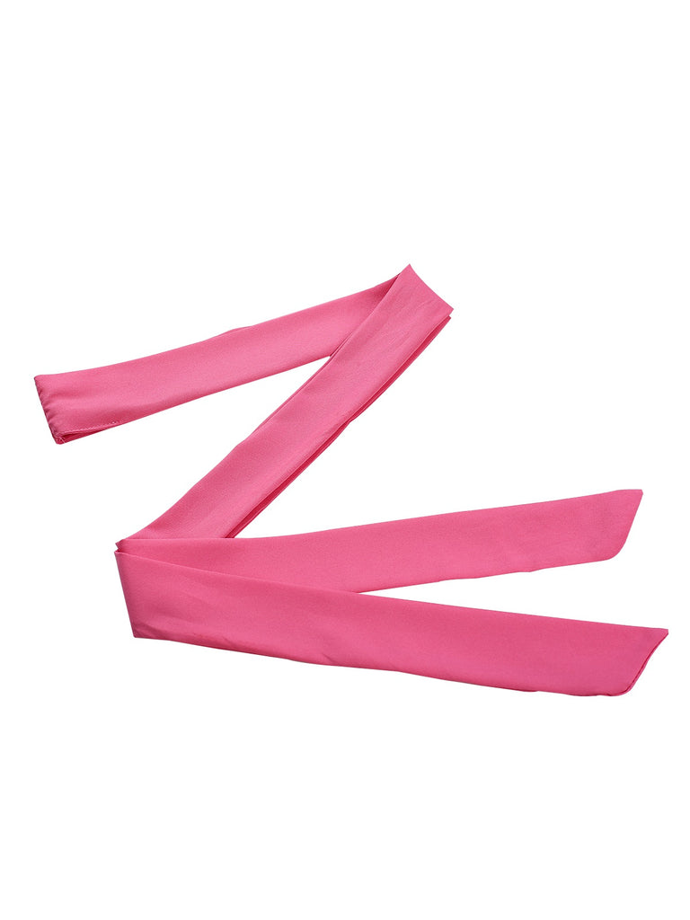 1940s Solid Cap Sleeves Buttoned Shirt Dress