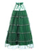 Green 1960s Pom-Pom Christmas Tree Dress