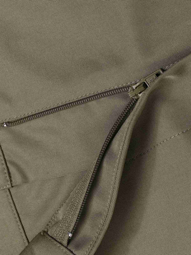 Green 1930s Solid Lapel Belted Jumpsuit