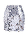 1980s Party Sequined Mini Pencil Skirt