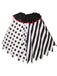 Black & White 1950s Halloween Horror Clown Cosplay Cloak
