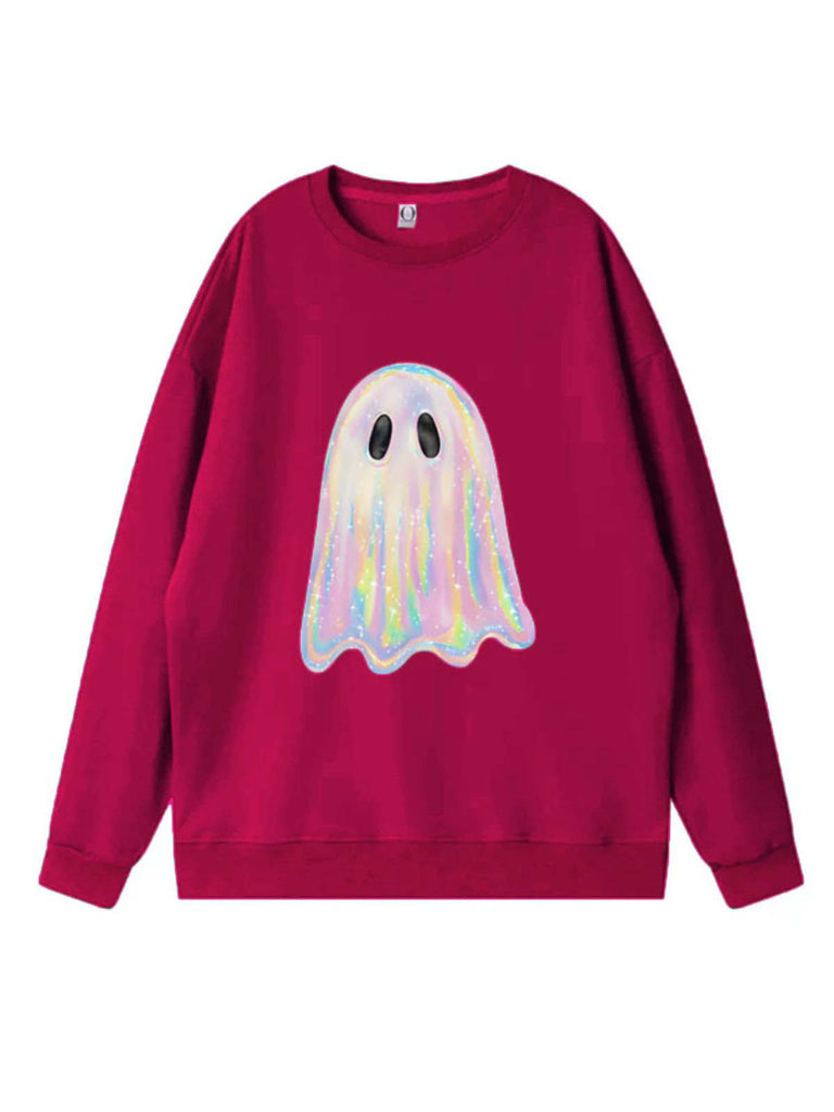 1980s Halloween Ghost Pumpkin Vintage Sweatshirt