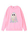 1980s Halloween Ghost Pumpkin Vintage Sweatshirt