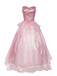 Pink 1970s Wicked Sequin Princess Layered Tulle Dress