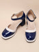 Retro Ankle Strap High Heels Shoes