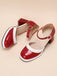 Retro Ankle Strap High Heels Shoes