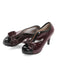 Retro Patchwork Ankle French Heel Shoes