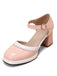 Retro Ankle Strap High Heels Shoes