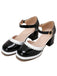 Retro Ankle Strap High Heels Shoes