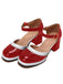 Retro Ankle Strap High Heels Shoes