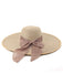 Ribbon Wide Brim Raffia Sun Hat