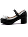 Retro Bow Non-slip High Heel Shoes