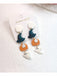 Halloween Hat Pumpkin Spooky Earrings