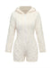 Hooded Teddy Bear Embroidered Fleece Romper 2