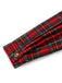 Red Green Plaid Long Sleeve Maxi Dress 3