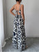 1970s Floral Boho Style Suspender Jumpsuit