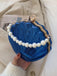 Vintage 3D Seashell Transparent Pearl Chain Bag