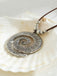 Conch Starfish Pendant Leather Cord Necklace