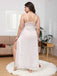 [Plus Size] 1930s Mesh Lace Suspenders Slit Nightgown