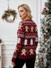 Red 1960s Christmas Tree & Gingerbread Sweater