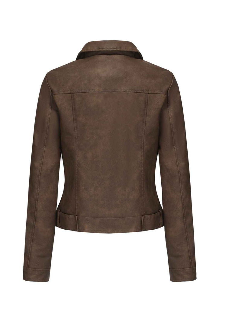 1960s Leather Multi-Zip Moto Jacket