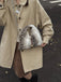 Retro Deer Style Bell Faux Fur Bag