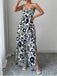 1970s Floral Boho Style Suspender Jumpsuit