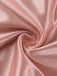 Pink 1930s Solid Satin Ruched Slit Dress