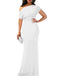1930s Off-Shoulder Bodycon Maxi Dress